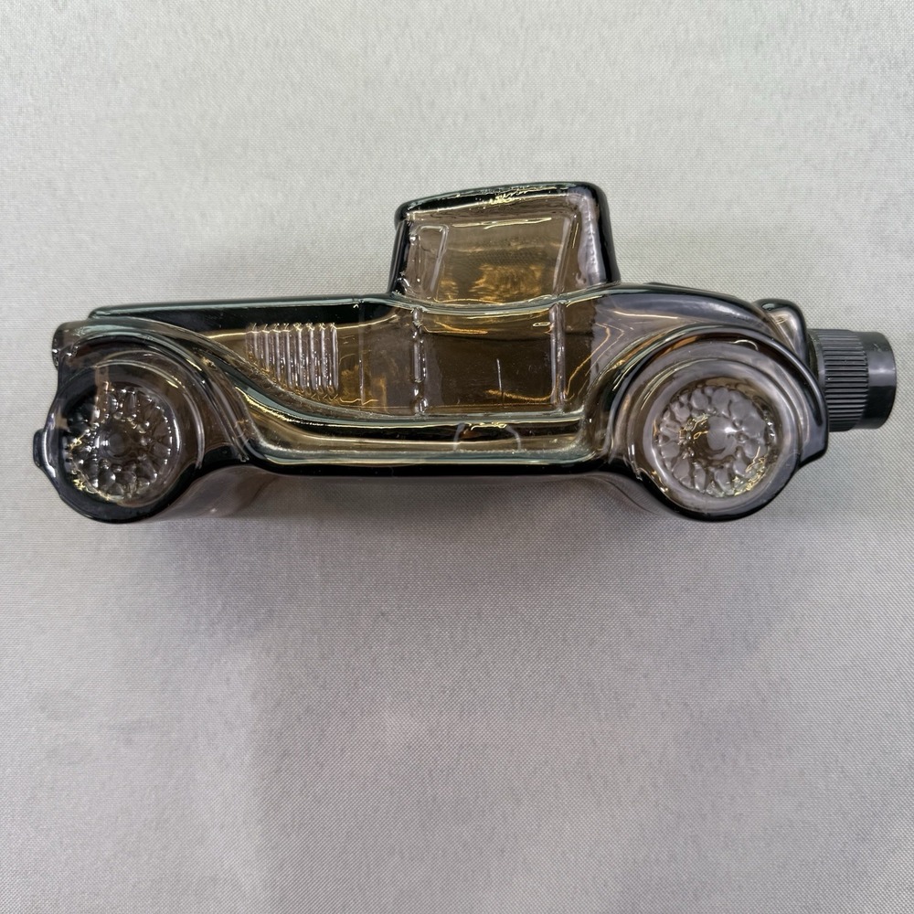 1978 Avon Sterling Six Deep Woods Aftershave Car Bottle Silver‎ Empty